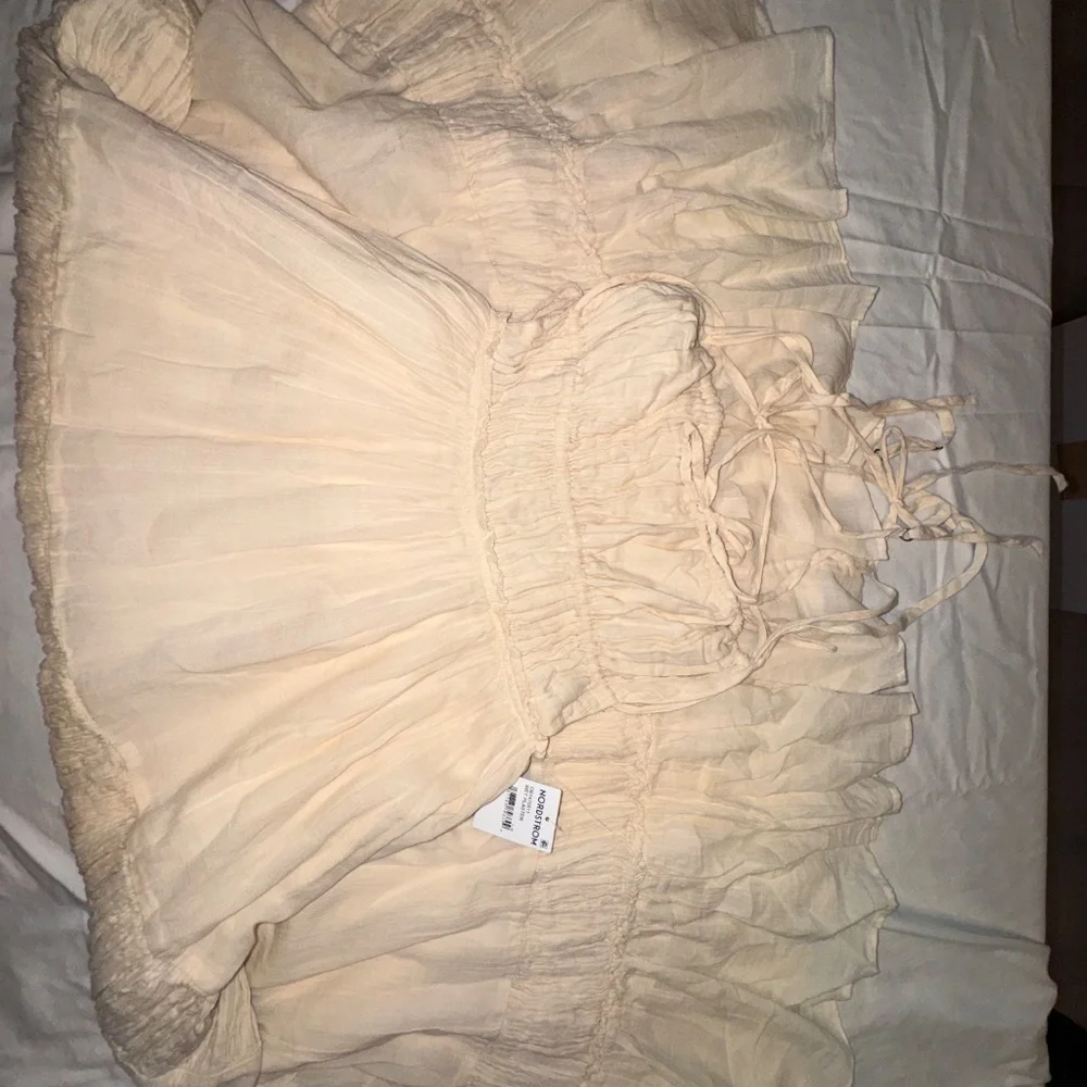 Free People Taking Sides Tiered Cotton Maxi Dress - Picture 5 of 5